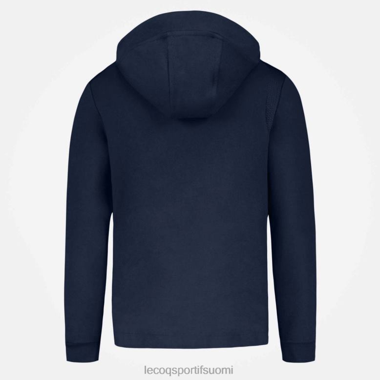 Le Coq Sportif hupullinen villapaita sinisellä vetoketjulla miehet 86V2R69 vaatetus