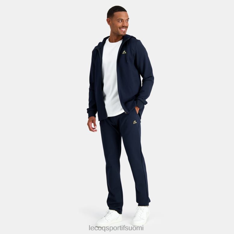 Le Coq Sportif hupullinen villapaita sinisellä vetoketjulla miehet 86V2R69 vaatetus