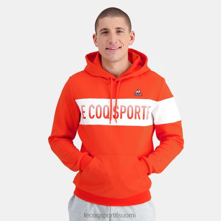 Le Coq Sportif monivärinen hupullinen collegepaita miehet 86V2R437 vaatetus