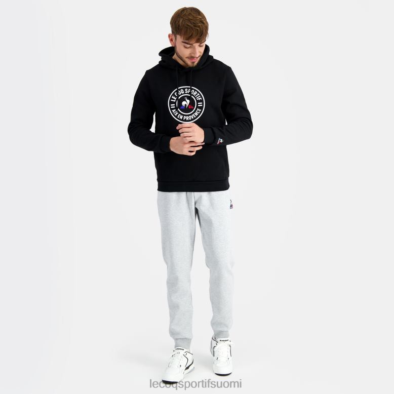 Le Coq Sportif musta huppari miehet 86V2R46 vaatetus