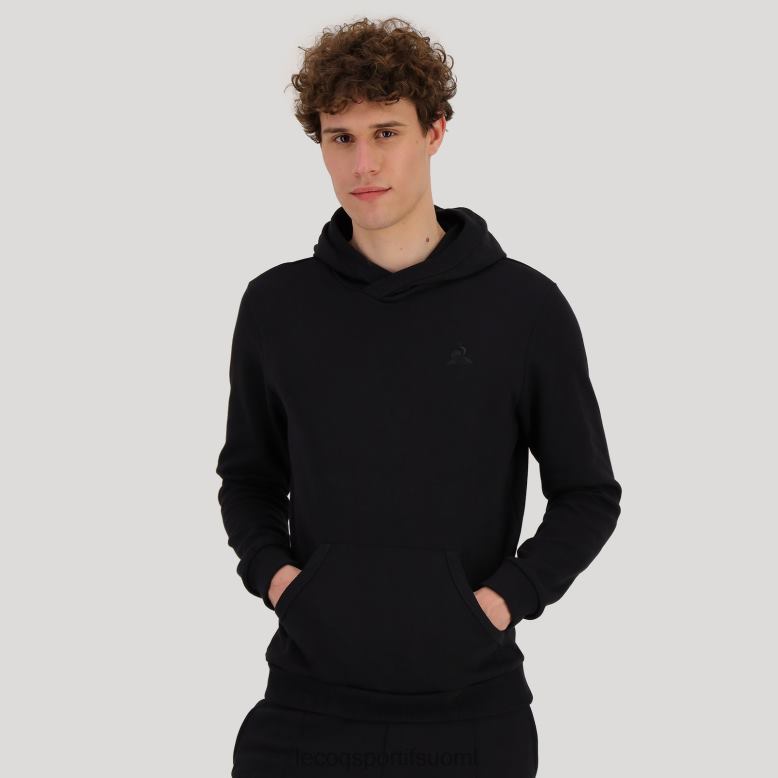 Le Coq Sportif musta huppari miehet 86V2R493 vaatetus