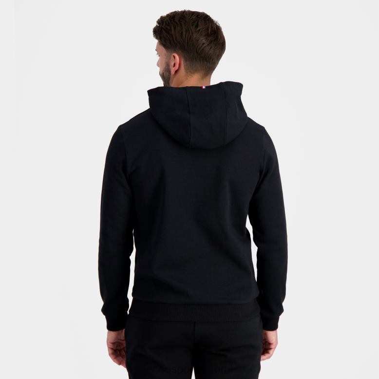 Le Coq Sportif musta huppari miehet 86V2R7 vaatetus
