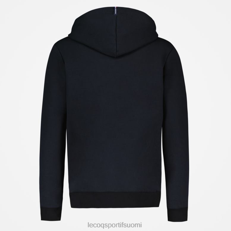 Le Coq Sportif musta hupullinen pusero vetoketjulla miehet 86V2R56 vaatetus