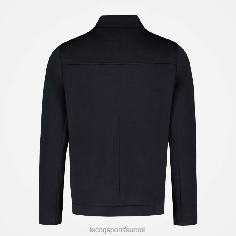 Le Coq Sportif musta vetoketjullinen takki miehet 86V2R73 vaatetus