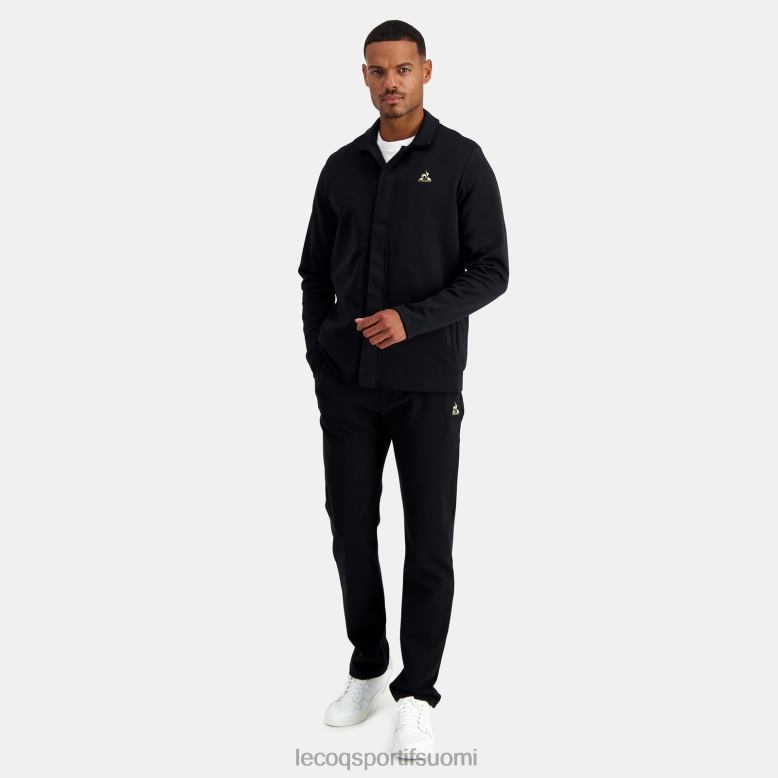 Le Coq Sportif musta vetoketjullinen takki miehet 86V2R73 vaatetus