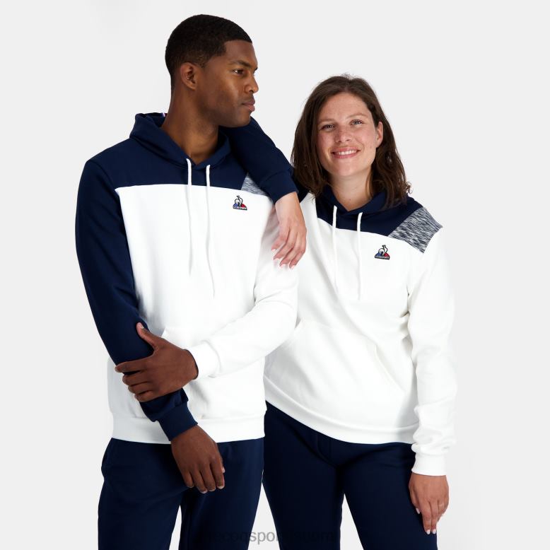 Le Coq Sportif valkoinen huppari miehet 86V2R20 vaatetus