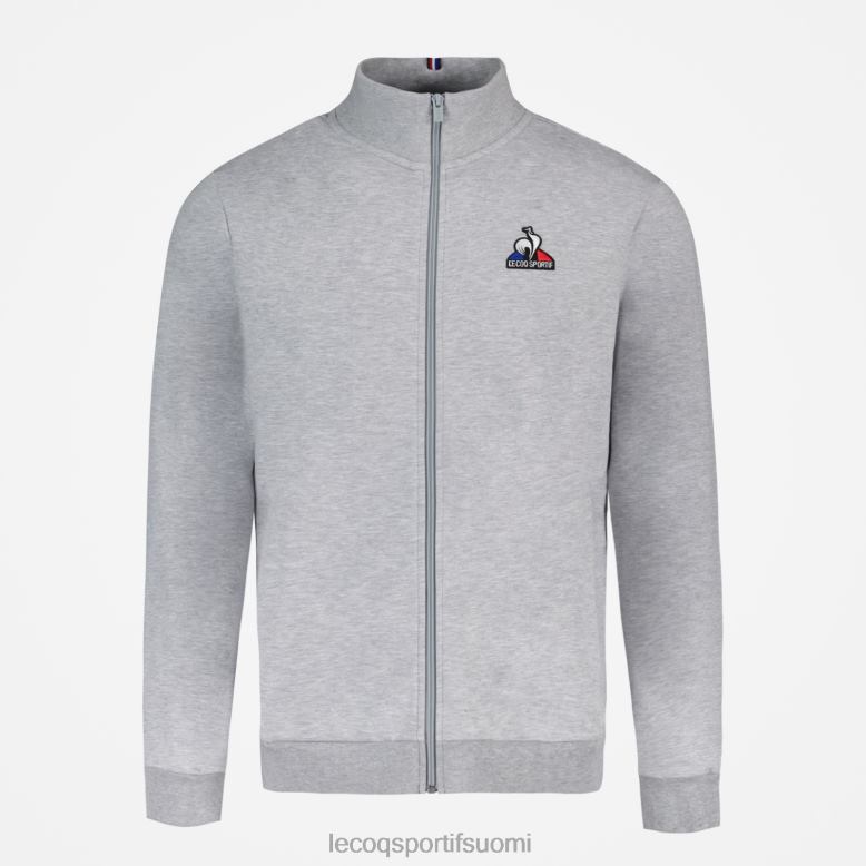 Le Coq Sportif vetoketjullinen collegepaita harmaa miehet 86V2R57 vaatetus