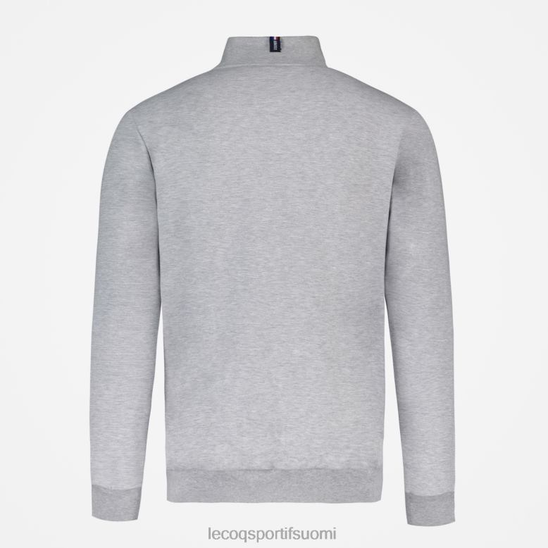 Le Coq Sportif vetoketjullinen collegepaita harmaa miehet 86V2R57 vaatetus