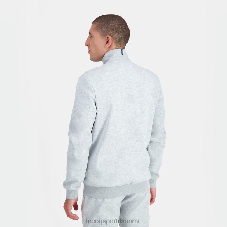 Le Coq Sportif vetoketjullinen collegepaita harmaa miehet 86V2R57 vaatetus