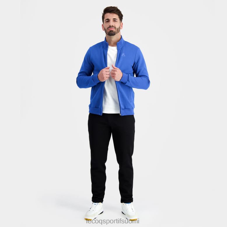Le Coq Sportif vetoketjullinen collegepaita sininen miehet 86V2R12 vaatetus