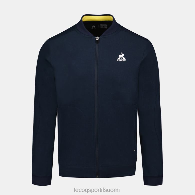 Le Coq Sportif vetoketjullinen collegepaita sininen miehet 86V2R19 vaatetus