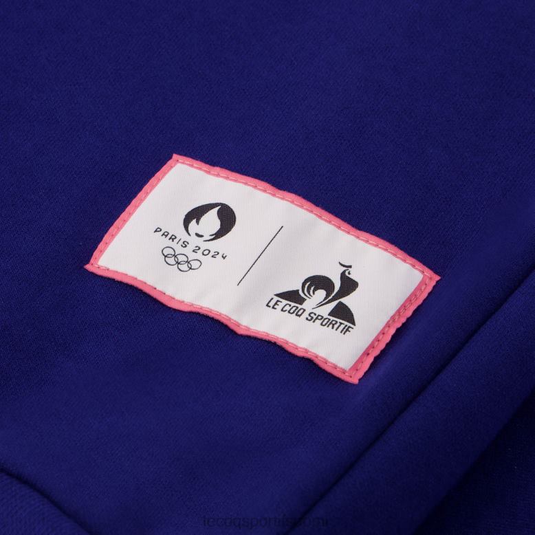 Le Coq Sportif vetoketjullinen collegepaita sininen miehet 86V2R32 vaatetus