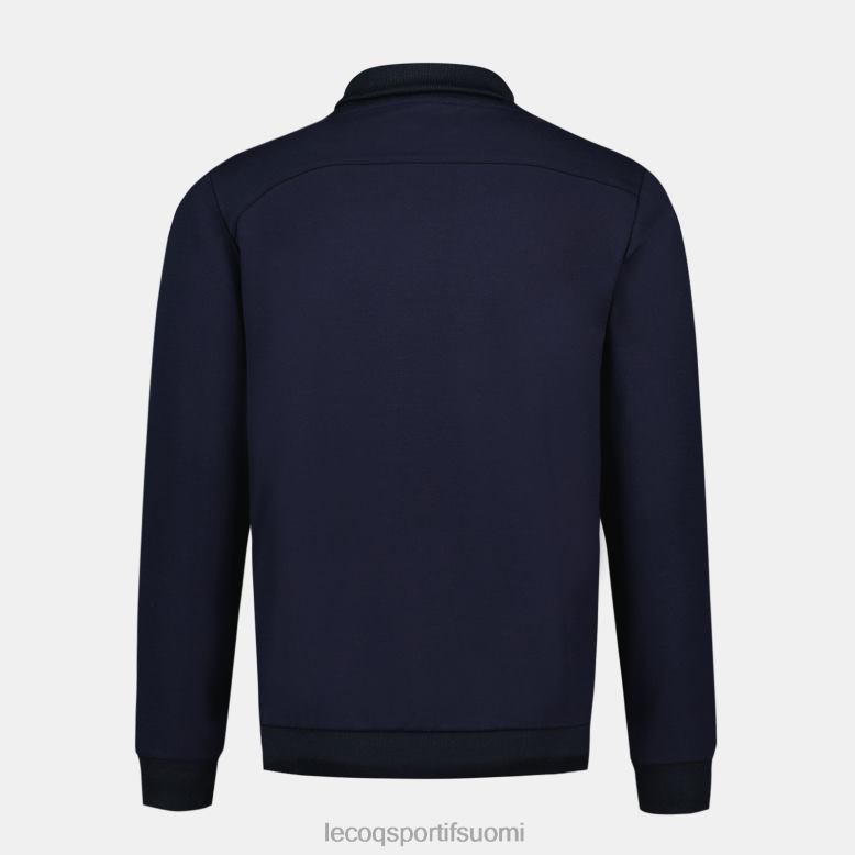 Le Coq Sportif vetoketjullinen collegepaita sininen miehet 86V2R34 vaatetus