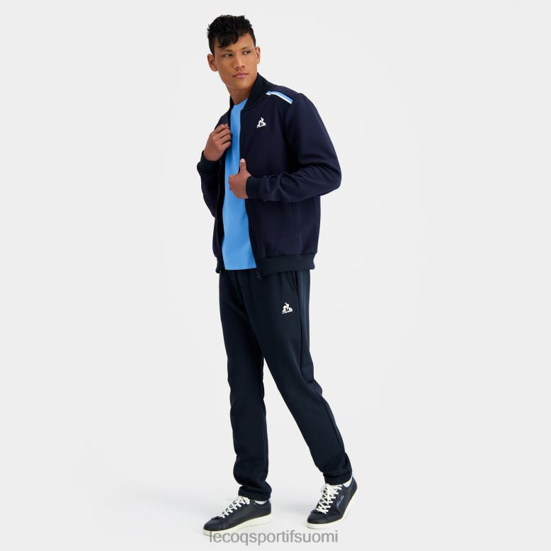 Le Coq Sportif vetoketjullinen collegepaita sininen miehet 86V2R34 vaatetus