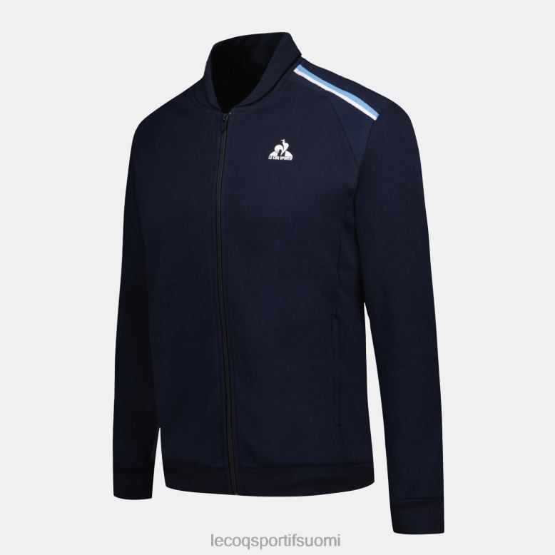 Le Coq Sportif vetoketjullinen collegepaita sininen miehet 86V2R34 vaatetus