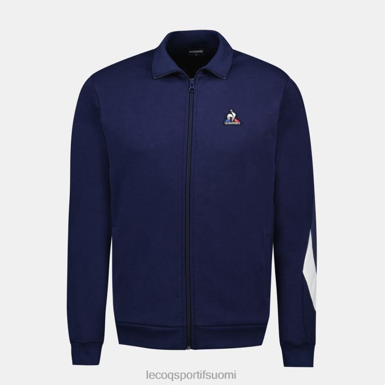 Le Coq Sportif vetoketjullinen collegepaita sininen miehet 86V2R445 vaatetus