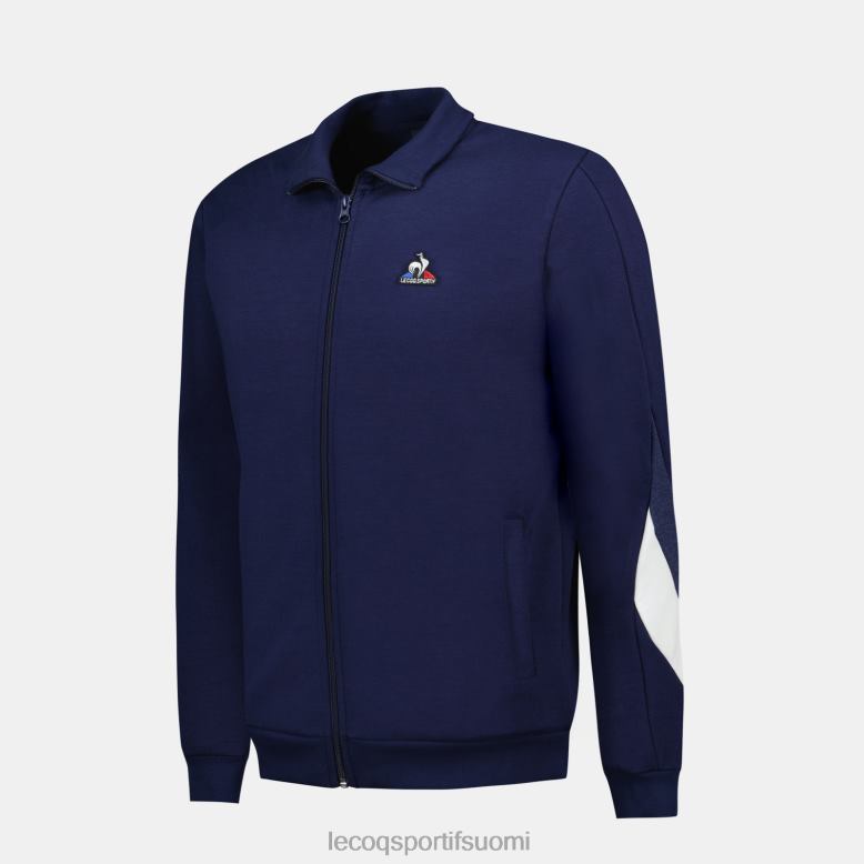 Le Coq Sportif vetoketjullinen collegepaita sininen miehet 86V2R445 vaatetus