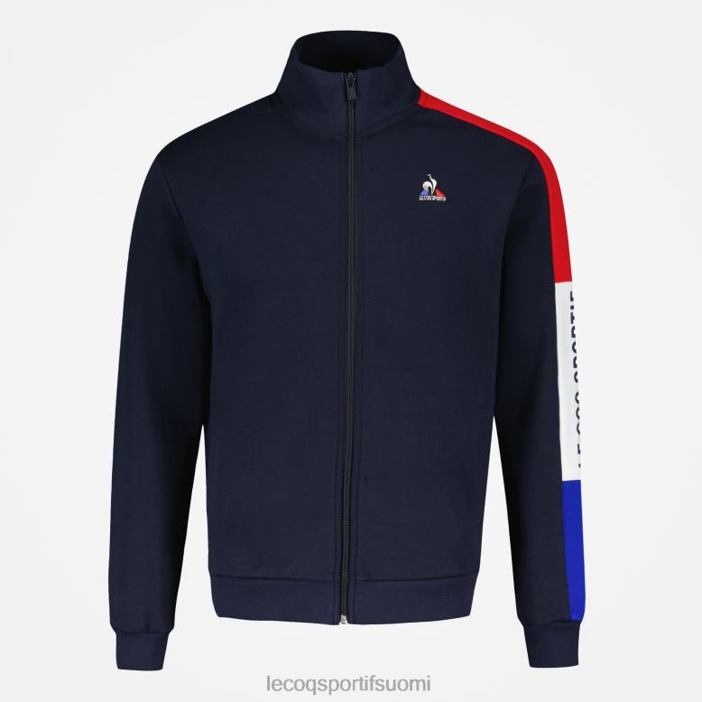 Le Coq Sportif vetoketjullinen collegepaita sininen miehet 86V2R455 vaatetus