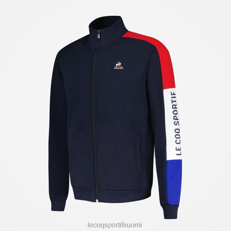 Le Coq Sportif vetoketjullinen collegepaita sininen miehet 86V2R455 vaatetus