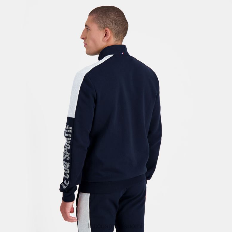 Le Coq Sportif vetoketjullinen collegepaita sininen miehet 86V2R459 vaatetus