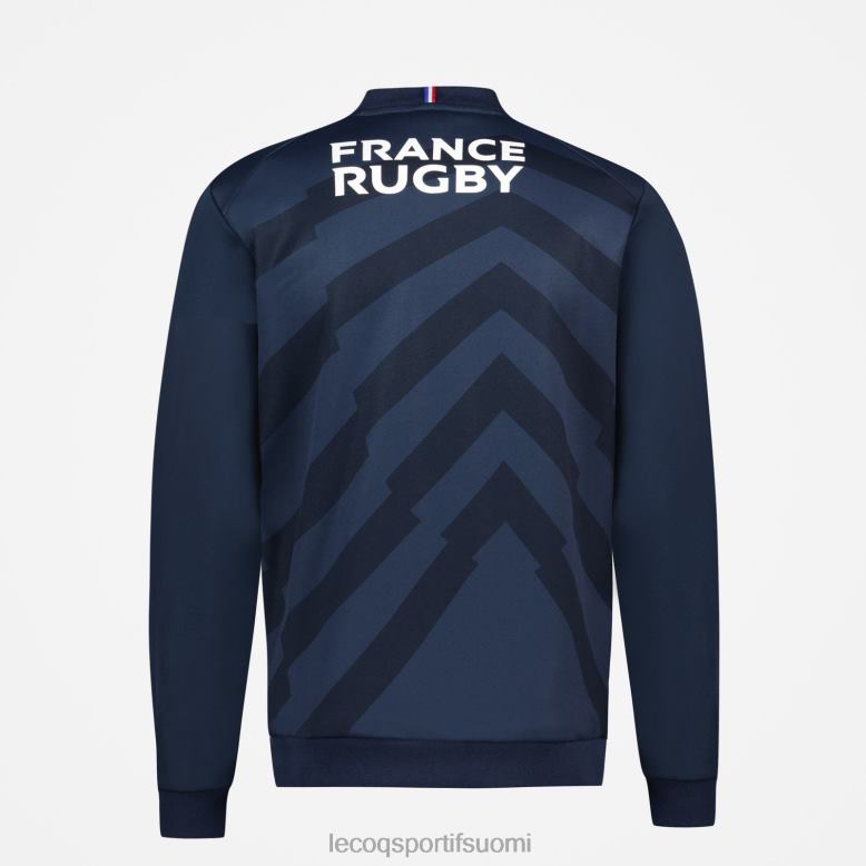 Le Coq Sportif vetoketjullinen collegepaita sininen miehet 86V2R474 vaatetus