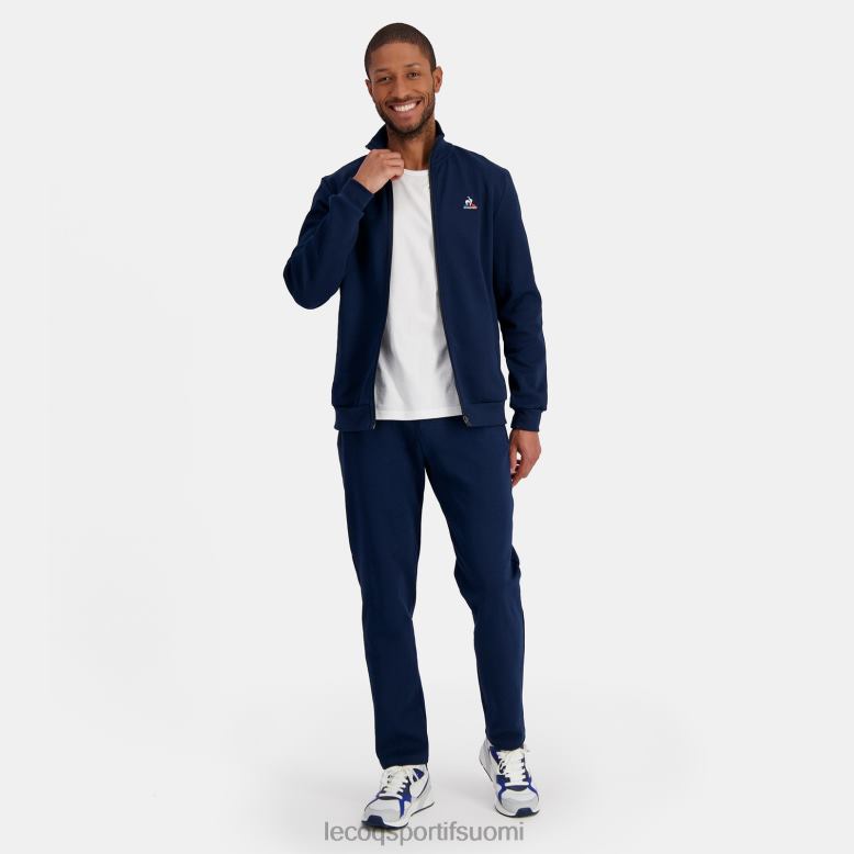 Le Coq Sportif vetoketjullinen collegepaita sininen miehet 86V2R52 vaatetus