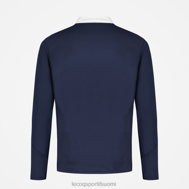 Le Coq Sportif vetoketjullinen collegepaita sininen miehet 86V2R74 vaatetus