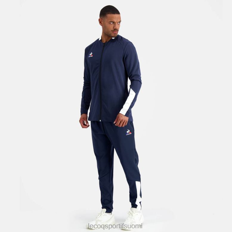 Le Coq Sportif vetoketjullinen collegepaita sininen miehet 86V2R74 vaatetus