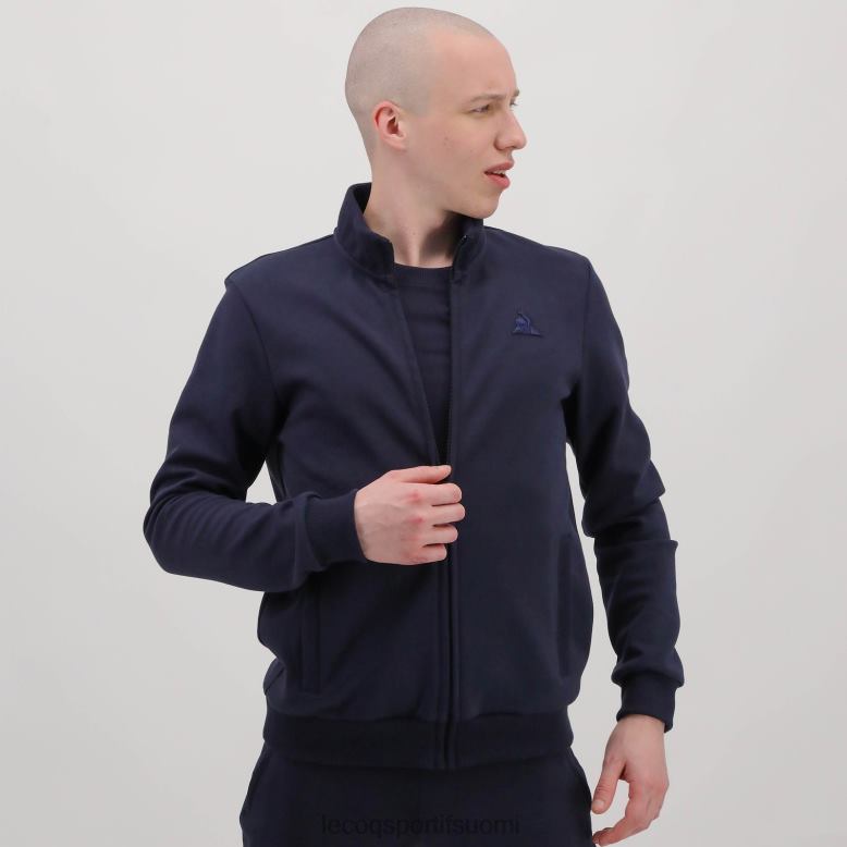 Le Coq Sportif vetoketjullinen collegepaita sininen miehet 86V2R77 vaatetus