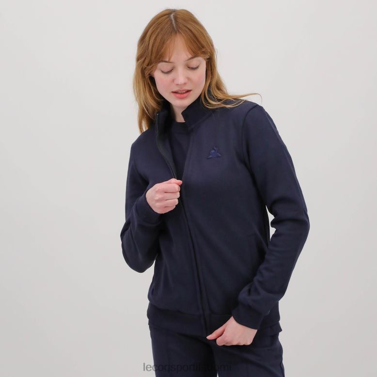 Le Coq Sportif vetoketjullinen collegepaita sininen miehet 86V2R77 vaatetus