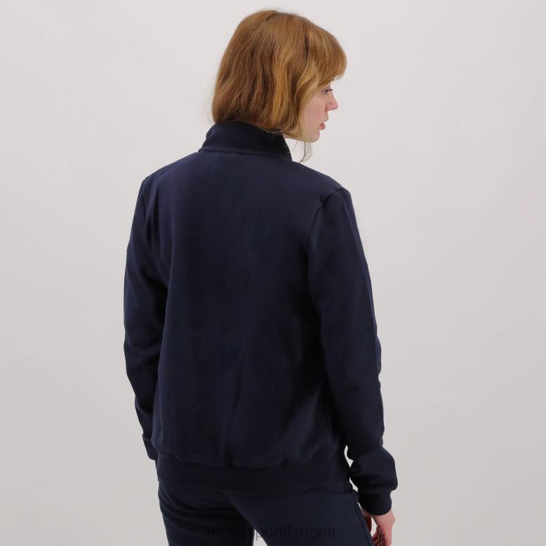 Le Coq Sportif vetoketjullinen collegepaita sininen miehet 86V2R77 vaatetus