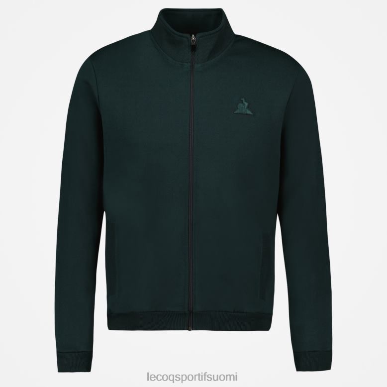Le Coq Sportif vetoketjullinen collegepaita vihreä miehet 86V2R463 vaatetus