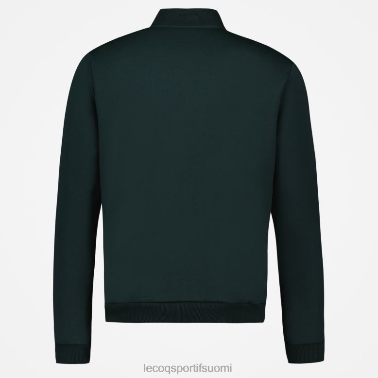 Le Coq Sportif vetoketjullinen collegepaita vihreä miehet 86V2R463 vaatetus