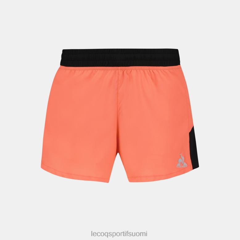 Le Coq Sportif shortsit oranssit naiset 86V2R333 vaatetus