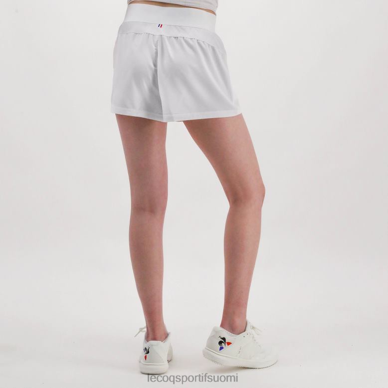Le Coq Sportif shortsit valkoiset naiset 86V2R614 vaatetus