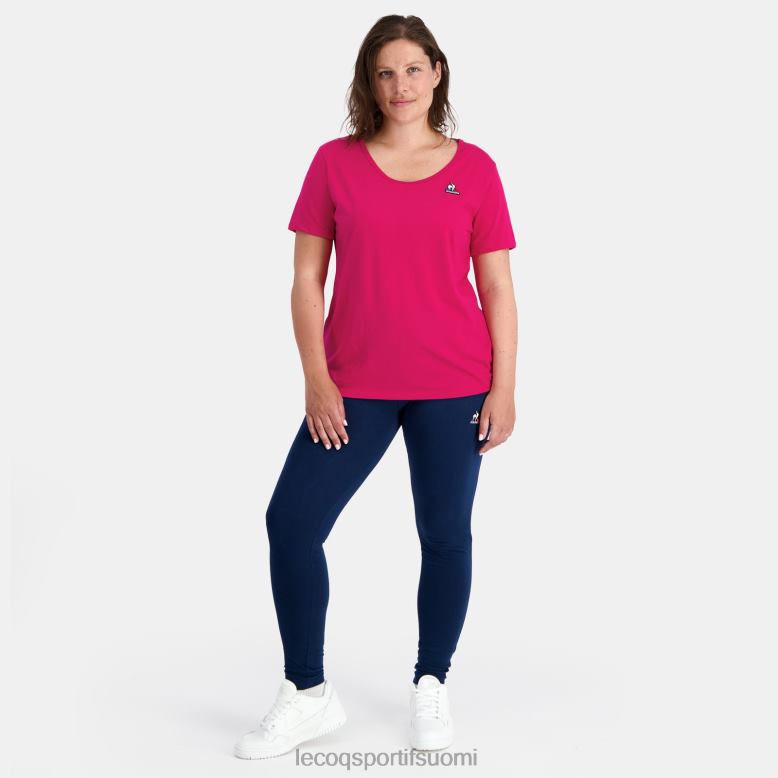 Le Coq Sportif t-paita punainen naiset 86V2R348 vaatetus