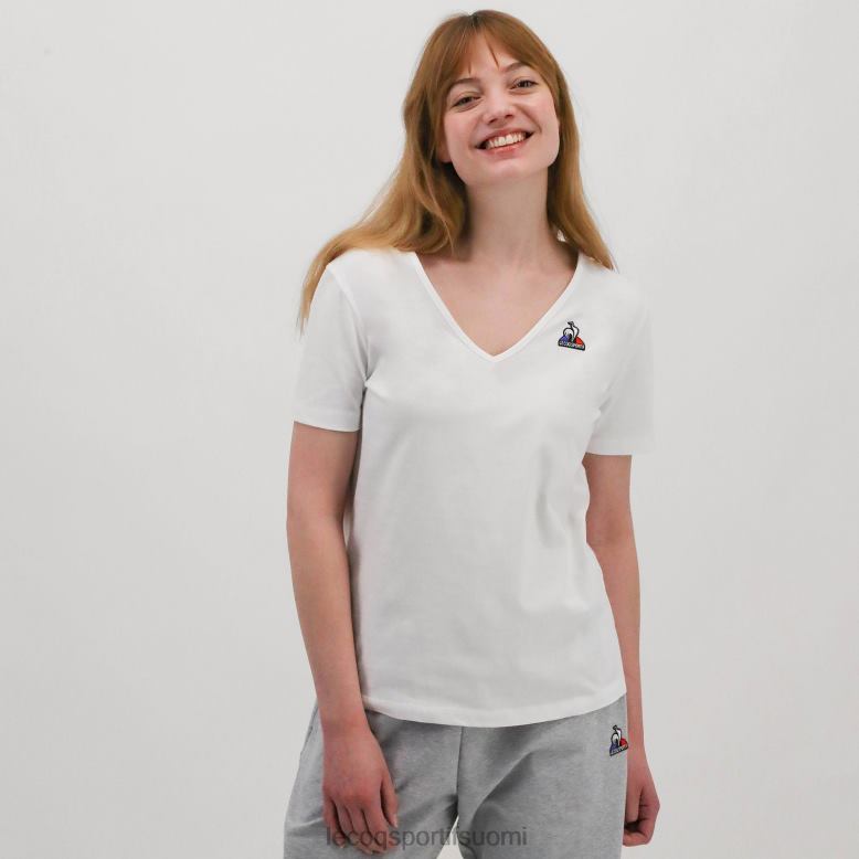 Le Coq Sportif t-paita valkoinen naiset 86V2R361 vaatetus