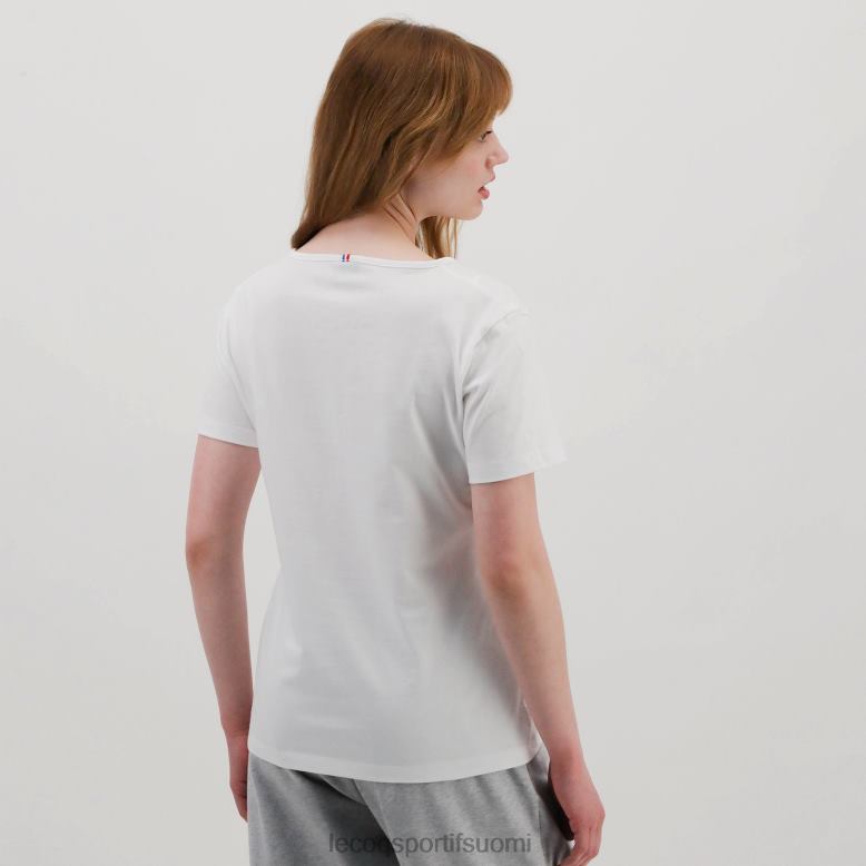 Le Coq Sportif t-paita valkoinen naiset 86V2R361 vaatetus
